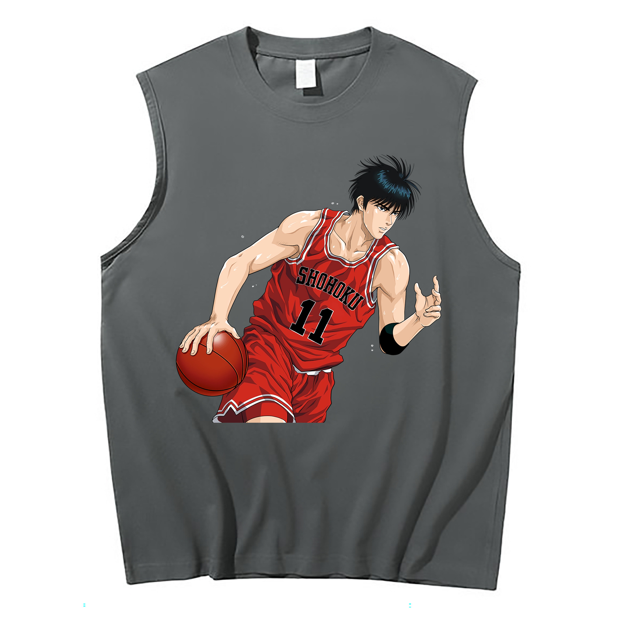 （画像用） SLAM DUNK／スラムダンク コットン100％タンクトップ（フロントプリント）